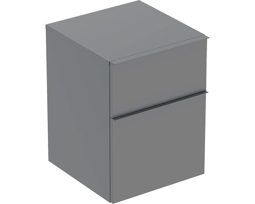 Kúpeľňová skrinka nízká GEBERIT iCon antracitová smerkovec 45 x 60 x 47,6 cm 502,315