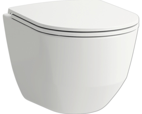 Závesné WC s hlbokým splachovaním a sedadlom