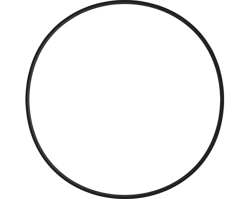 Dekorácia Lafiora kruh kovový Ø50 cm čierny Kruhový tesniaci krúžok