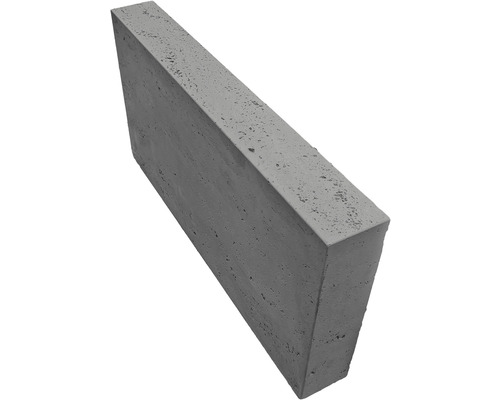 Ukončujúci kameň VERTO 500 x 65 x 250 mm sivý Betónový obrubník