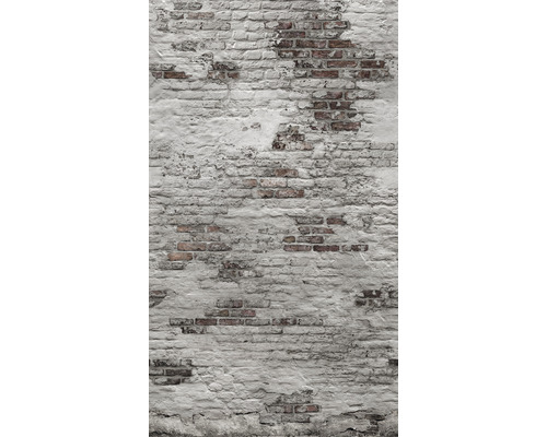 Vliesová fototapeta Grandeco EP6102 kamenný dekor 159x280 cm Starý tehlový múr so zvyškami omietky ako pozadie