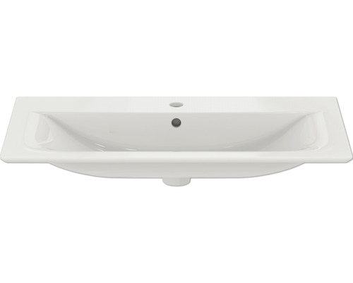 Keramické umývadlo s prepadom a otvorom pre vodovodnú batériu