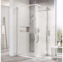 Sprchový kút s rohovým vstupom RAVAK Blix Slim BLSRV2-90 bright alu+Transparent X1LM70C00Z1