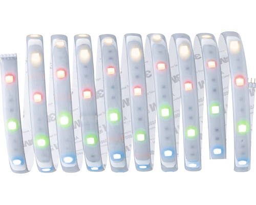 LED pásik s rôznymi farbami