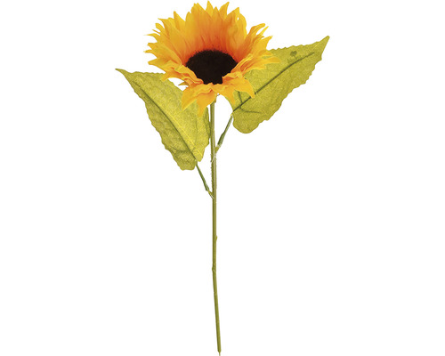 Umelá kvetina slnečnica 44 cm žlto-oranžová