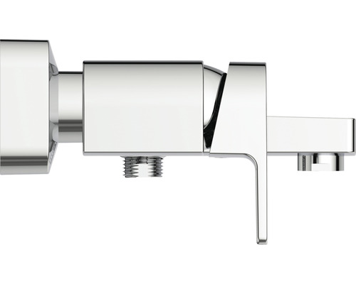 Chrómová umývadlová batéria na montáž na stenu