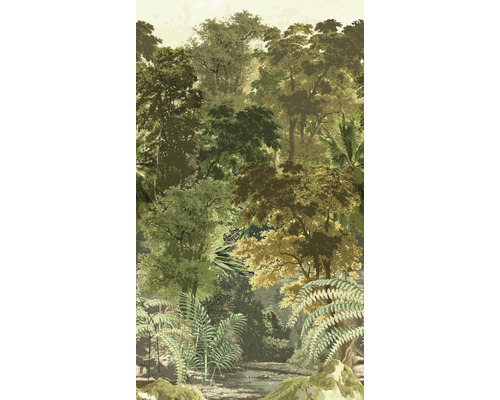 Fototapeta vliesová na stenu Džungľa stromy les A51801 1,59x2,8m One roll one motif Grandeco