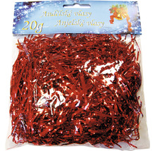 Anjelské vlasy dekorácia v balení s hmotnosťou 20 gramov.