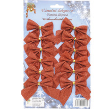 Balenie desiatich trblietavých mašlí na vianočnú ozdobu