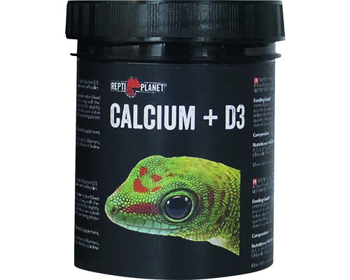 Doplnkové krmivo pre plazy Repti Planet Calcium + D3 125 g
