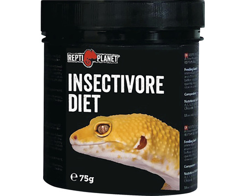 Doplnkové krmivo pre plazy Repti Planet Insectivore diet 75 g