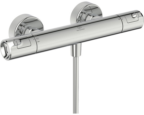 Nástenný sprchový termostat z kovu s logom Ideal Standard
