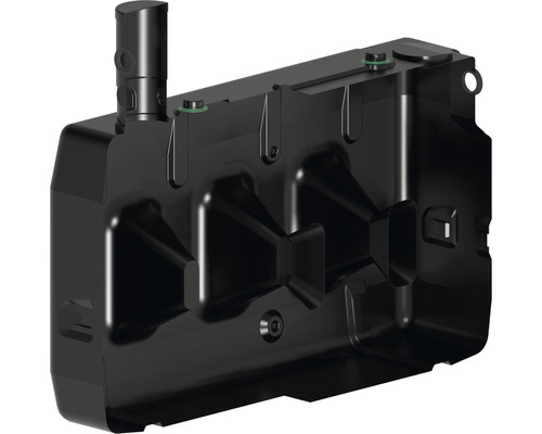 Čierna plastová nádrž na vykurovací olej