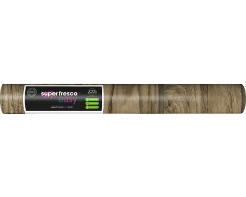 Rola tapety so vzhľadom dreva a etiketou Super Fresco Easy