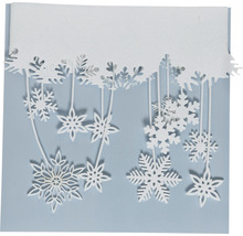Dekorácia so snehovými vločkami