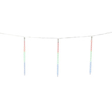 LED svetelná reťaz s cencúľmi na vonkajšie použitie