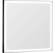 LED zrkadlo do kúpeľne Mia Black 100 x 80 cm IP44 čierne