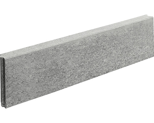 Betónový obrubník 100 x 25 x 5 cm sivý rovná hrana