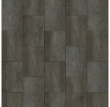 Samolepiaca vinylová podlaha sivá Palau dlaždica 60 x 30 cm balenie 12 ks