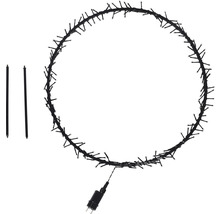 LED kruh so zemným hrotom a napájacím zdrojom