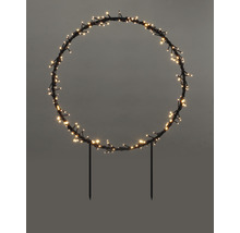 Kruhový svetelný reťaz so zemným hrotom na vonkajšie použitie