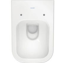 Závesné hlbokosplachovacie WC zo sanitárnej keramiky s logom Duravit