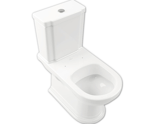 Biela stojaca toaleta pre sanitárne zariadenia