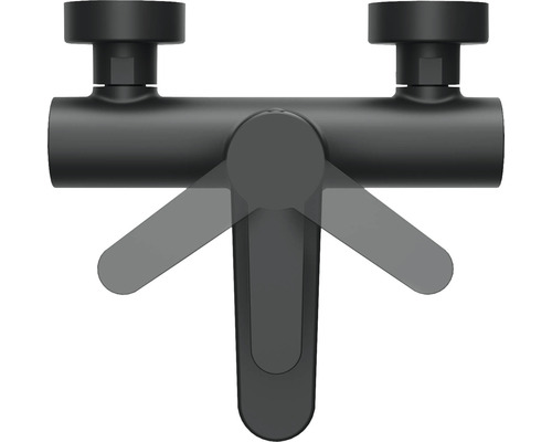 Vaňová batéria na omietku s jednopákovou zmiešavacou batériou na nastavenie teploty