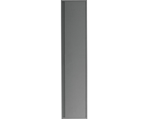 Kúpeľňová skrinka vysoká Sanox Porto cubanit sivý 35 x 160 x 27 cm