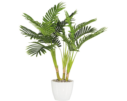 Umelá palma Kencie Howea 3 kmene 70 cm v plastovom kvetináči 14x12 cm Real Touch