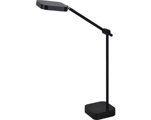 LED stolová lampa Top Light Iva B 8W 720lm 3000-6500K čierna s USB výstupom