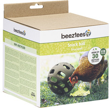 Beetztees Snackball v balení s kuracím mäsom a environmentálnou značkou