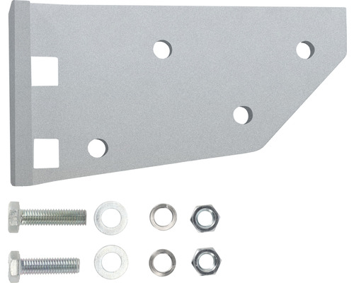 Upevňovací uholník so skrutkami, maticami a podložkami