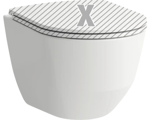 Závesné WC LAUFEN Pro S Compact bez splachovacieho kruhu biela H8209650000003 Závesné WC s WC sedátkom