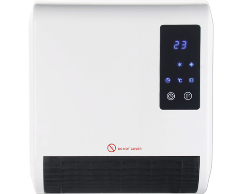 Elektrický nástenný ohrievač s digitálnym displejom a varovaním