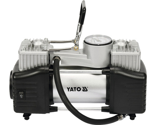 Vzduchový kompresor YATO s manometrom a držadlom
