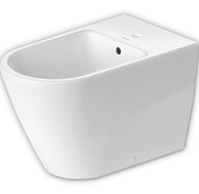 Biely závesný bidet do kúpeľne