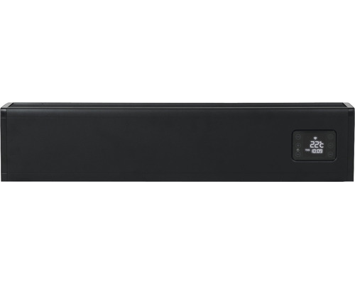 Čierna klimatizácia s digitálnym displejom