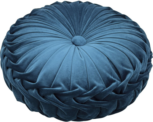 Okrúhly zamatový vankúš