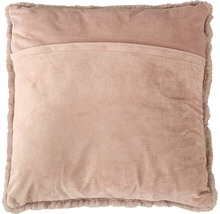 Dekoračný vankúš s lemom z umelej kožušiny