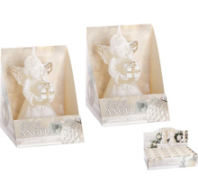 Anjelská sviečka s darčekom v balení