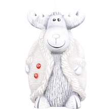 Dekoratívna sviečka los s kabátom