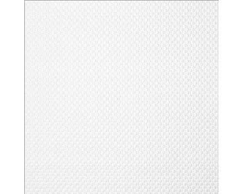 Stropná doska spenená Prag hrúbka 8 mm 50x50 cm biela Textilný povrch s bodkovaným vzorom
