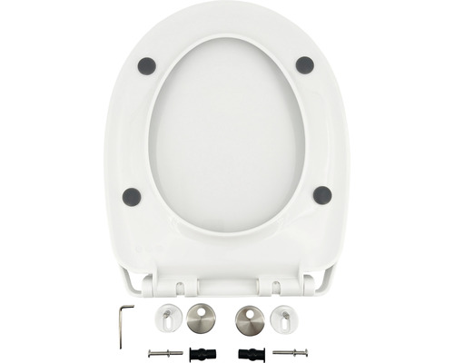 WC sedadlo s upevňovacím materiálom