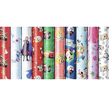 Rôzne rolky baliaceho papiera s motívmi Disney