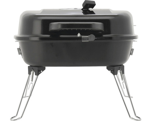 Guľatý gril s vekom a nohami