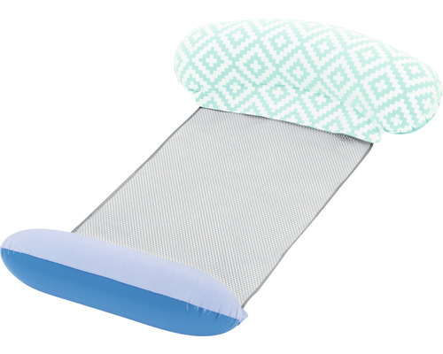 Nafukovacie lehátko do bazéna s vankúšom a sieťou