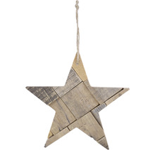 Drevená hviezda na zavesenie
