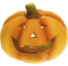 Halloweenska tekvicová lampa s tvárou