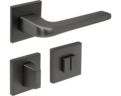 Súprava kľučky dverí so štvorcovou rozetou